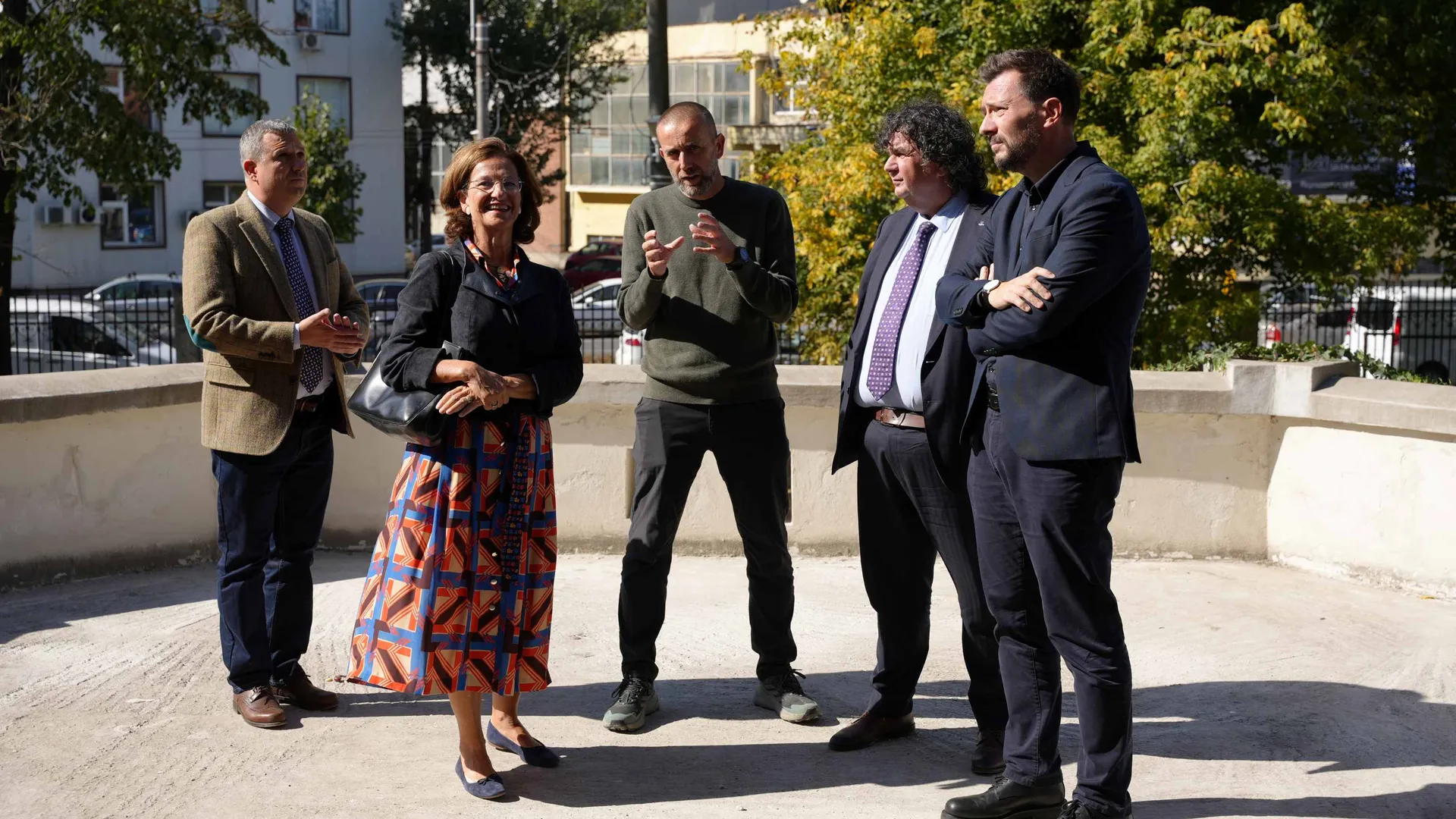 De la trandafirii lui Mühle la arta care pune întrebări despre viitor. Ambasadoarea Austriei, în vizită la UPT