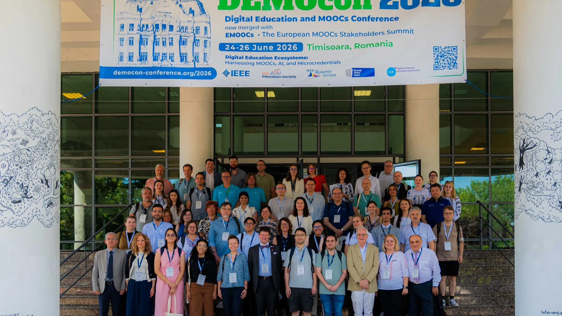 IEEE DEMOcon 2026 la Universitatea Politehnica Timișoara: cinci zile de Summer School și IEEE DEMOcon 2026 Digital Education and MOOCs International Conference, în premieră la Universitatea Politehnica Timișoara: 5 zile, cu 110 participanți din 23 de țări