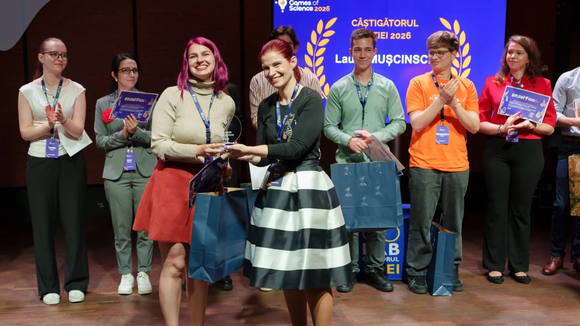 Marele premiu „Games of Science”: povestea Laurei Cotogoi-Mușcinschi, masteranda UPT care cercetează viitorul protezelor bionice