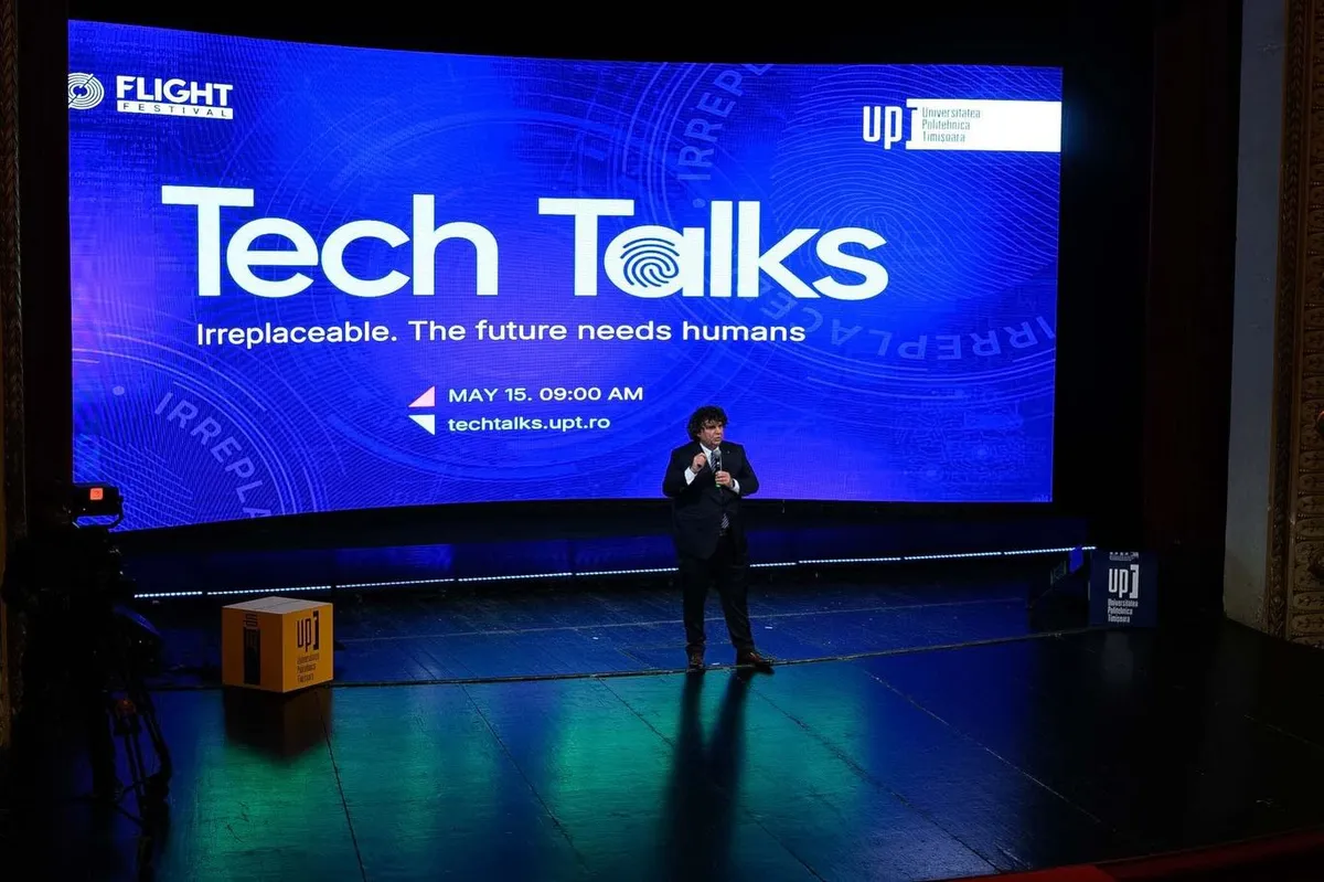 Timișoara, centrul european al dialogului despre viitorul uman în era inteligenței artificiale: Tech Talks by UPT 2026, un eveniment sold out, cu teme de interes major