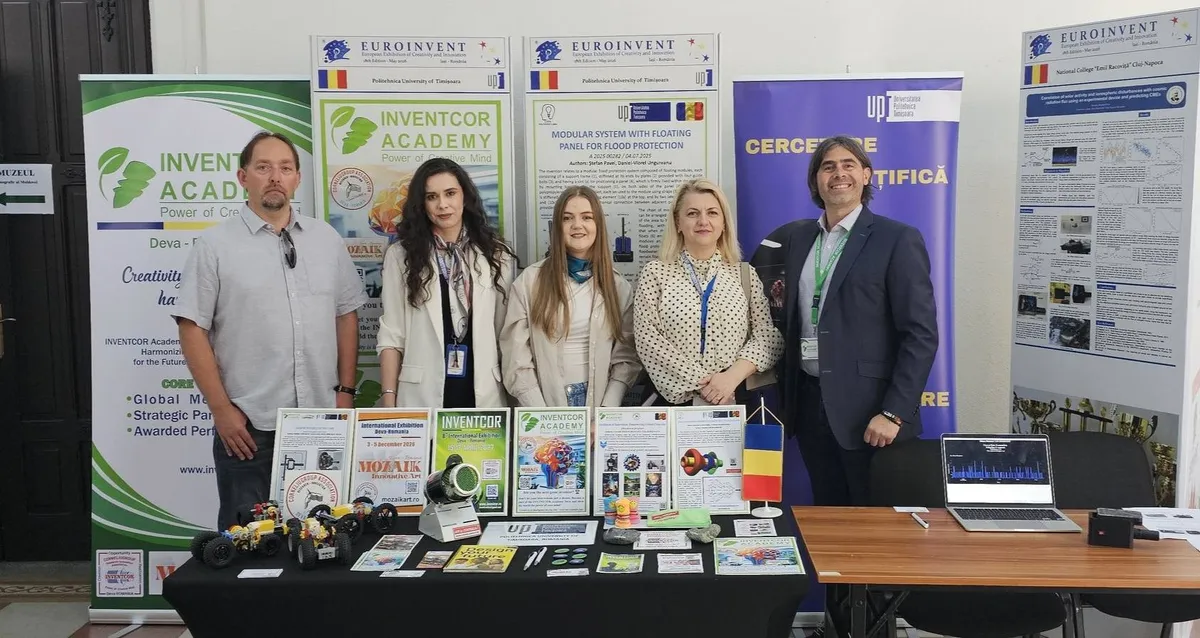 Excelență în inovare pentru Universitatea Politehnica Timișoara la EUROINVENT 2026