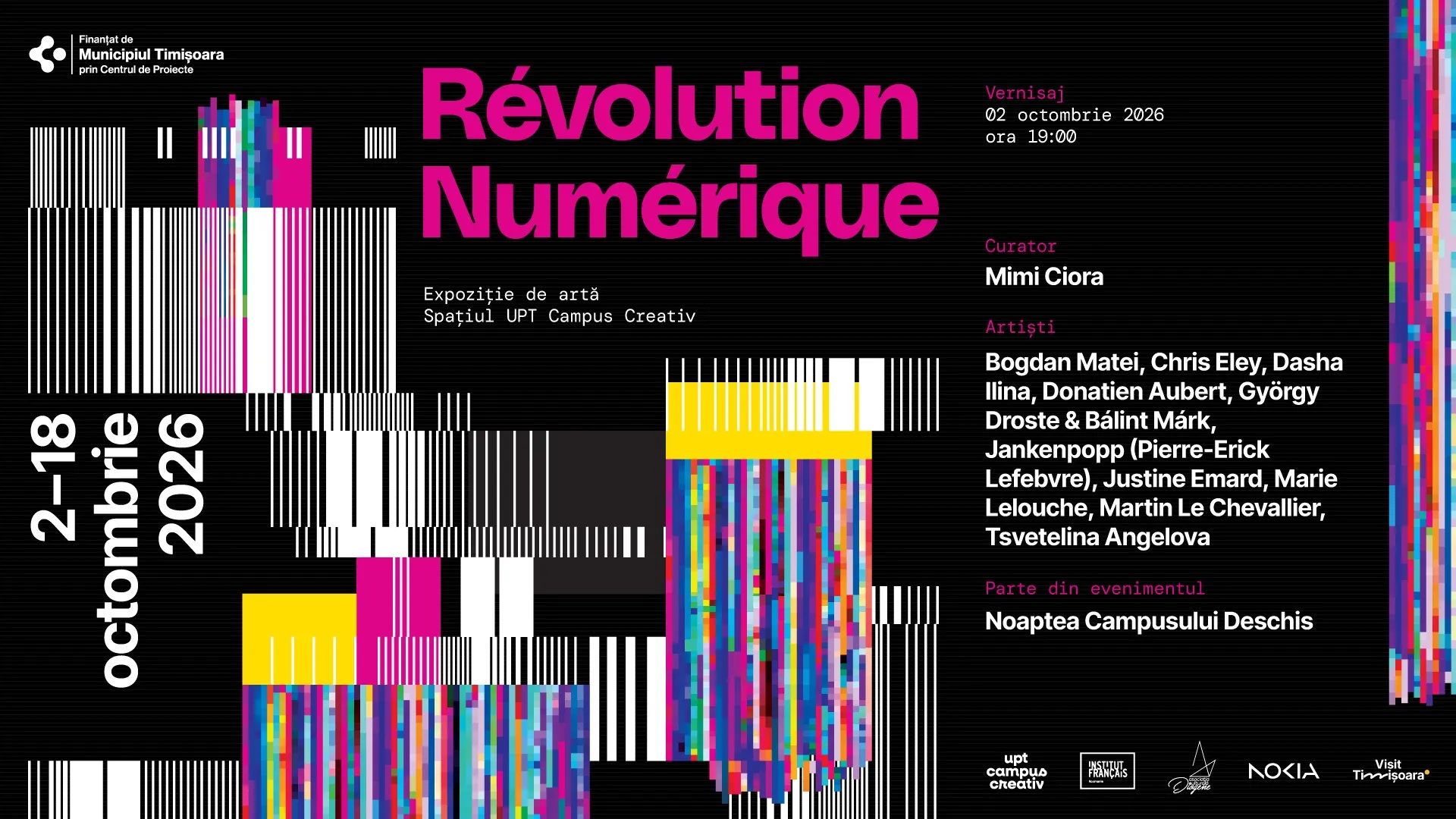 Révolution Numérique – expoziție de artă digitală la Universitatea Politehnica Timișoara