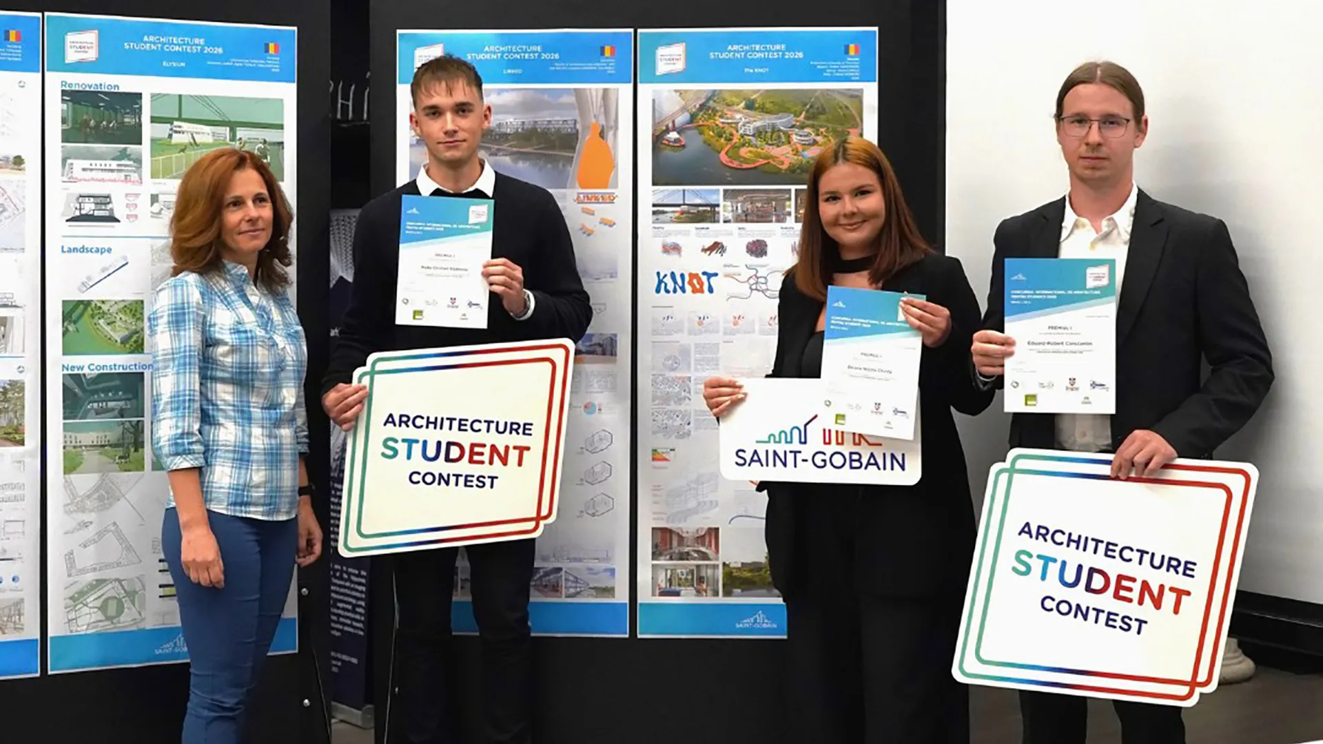 Rezultate remarcabile pentru Facultatea de Arhitectură și Urbanism Timișoara la concursul internațional Saint-Gobain